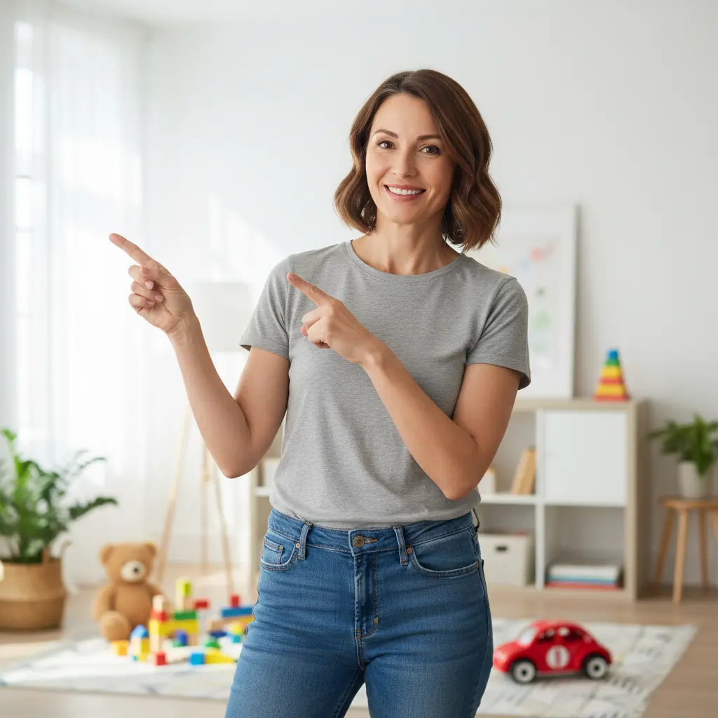 Няня показывает, что тут есть советы