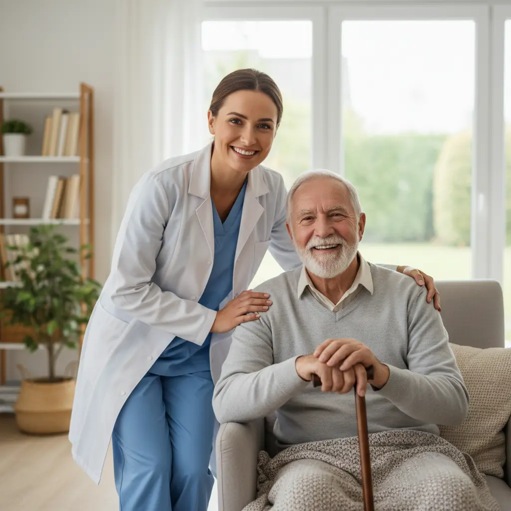 Сиделка для пожилого человека