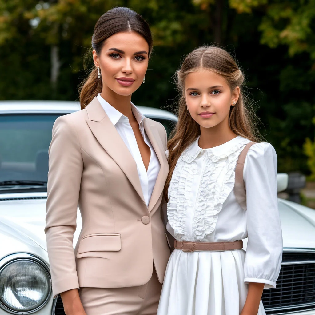 Няня-гувернер и девочка старшего школьного возраста